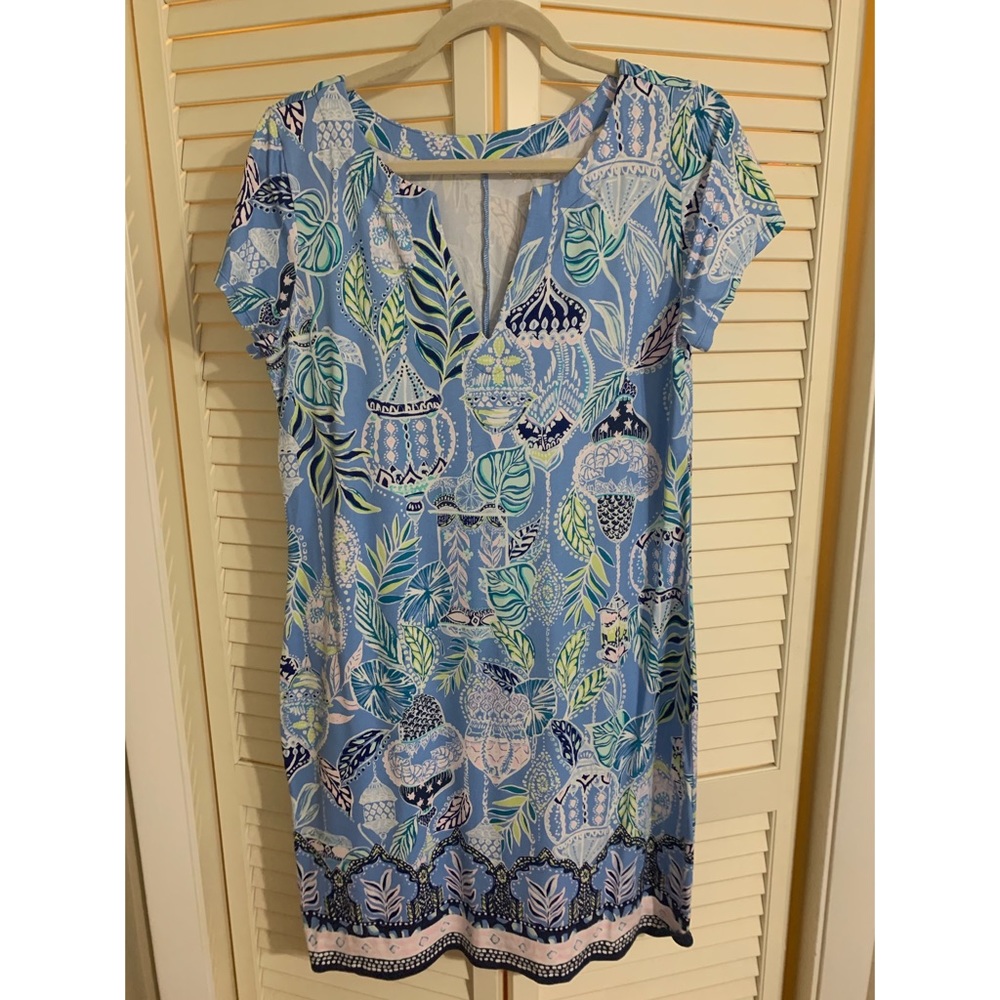 Sophiletta dress in Blue Peri Lapis Lanterns
